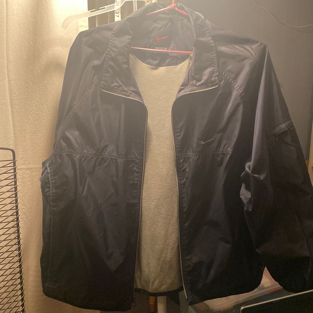 Nike Spring/Fall Navy Zip Up Jacket